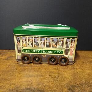 Hershey Transit Co. Trolley Tin Hershey's Vehicle Collector Car Series #3 (2002)